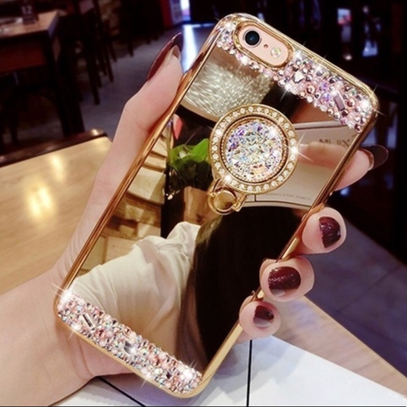 LAST ONE❗️iPhone 7/8  Bling Mirror Case w/ Stand - Picture 3 of 5
